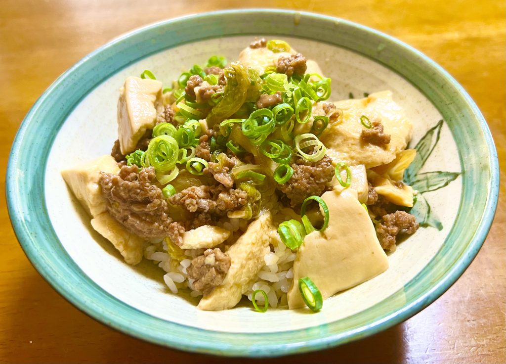 すき焼き豆腐丼